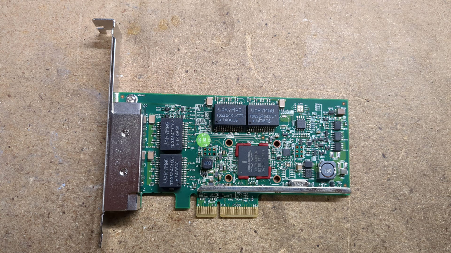 Dell KH08P Broadcom 10/100/1000 4 Port 1GB PCI-E High Profile NIC Quad Port 2nd :KH08P: Alt () Other //