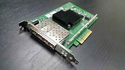 DELL INTEL X710-DA4 QUAD PORT 10GB SFP PCI-E FULL PROFILE ADAPTOR PN DDJKY 2nd :: Alt () Other //