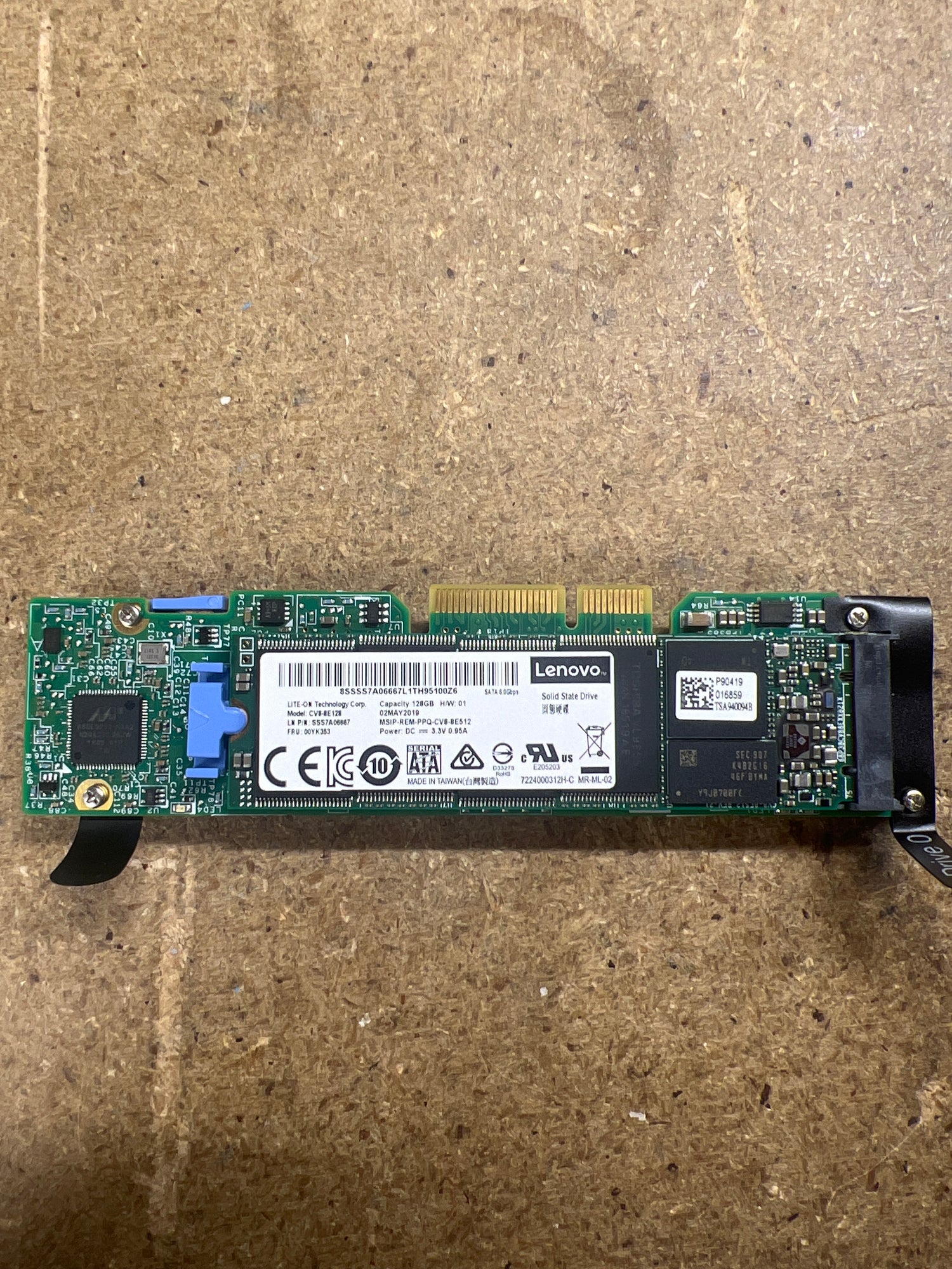 Lenovo ThinkSystem 256GB (2x 128GB) M.2 SSD Enablement Kit +Mirroring PN: 01K353 2nd:00YK353: Alt () Other //