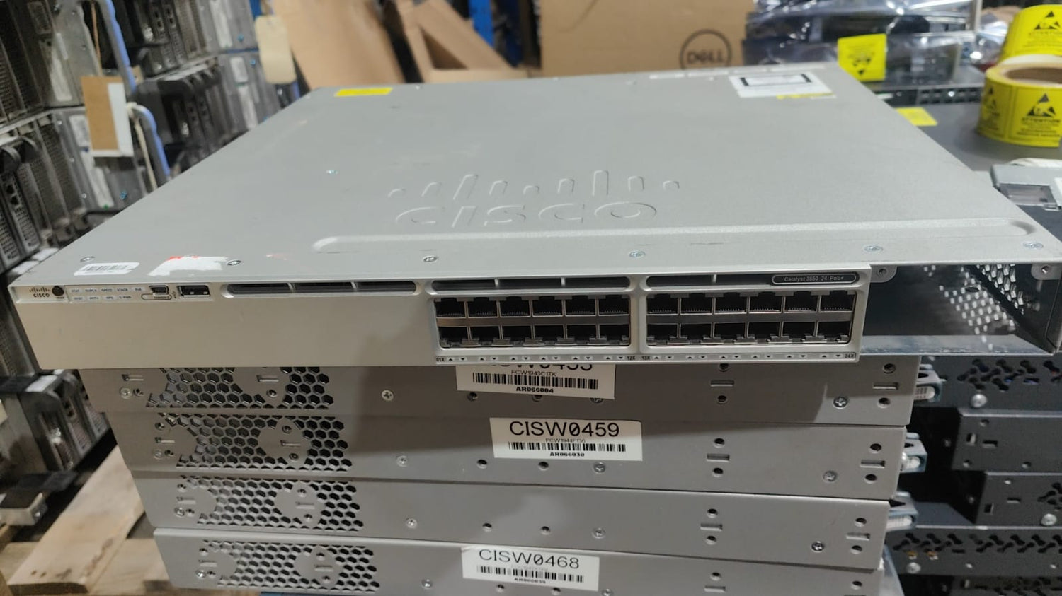 CISCO CATALYST 3850 24 PoE+ 24-PORT SWITCH, WS-C3850-24P-L V07 C3850-NM-4-1G NETWORK MODULE 2nd :WS-C3850-24P-L V07: Alt () Other //