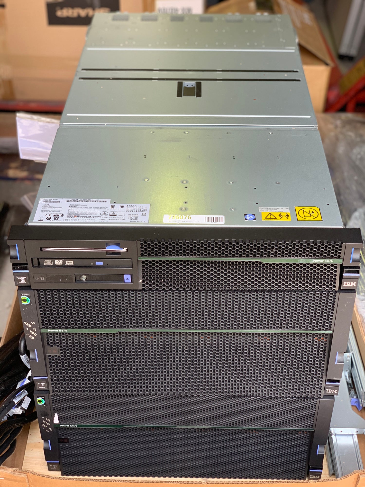 IBM Power E870 Enterprise System Server PN: 9119-MME 4.02Ghz 64 Cores, 2.86TB RAM Activated.2nd :: Alt () Other /00NE653 CPU /