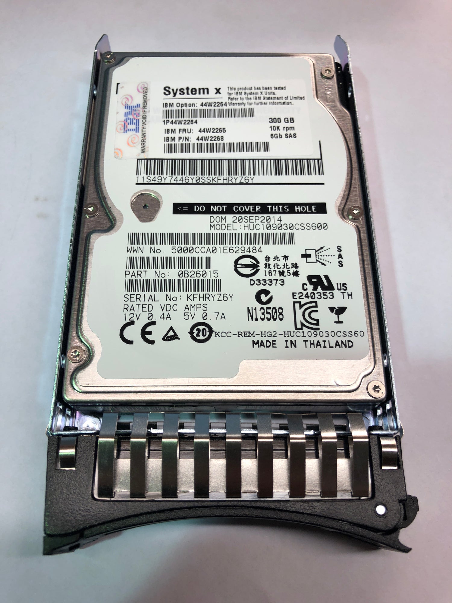 11 IBM 300GB 10K 6Gb SED 2.5inch SAS Hard Disk Drive 44W2264 44W2268 44W2265 2nd :44W2265: Alt () Other //