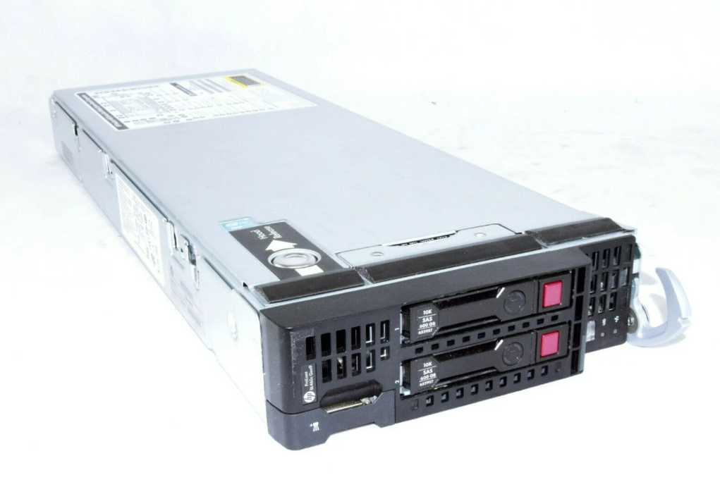 HP BL460c Gen9 Blade Server SFF 2x E5-2699v4 CPUs 512GB RAM DDR4 2x 800GB SSD Drives No cables or rail kits (245167-689)