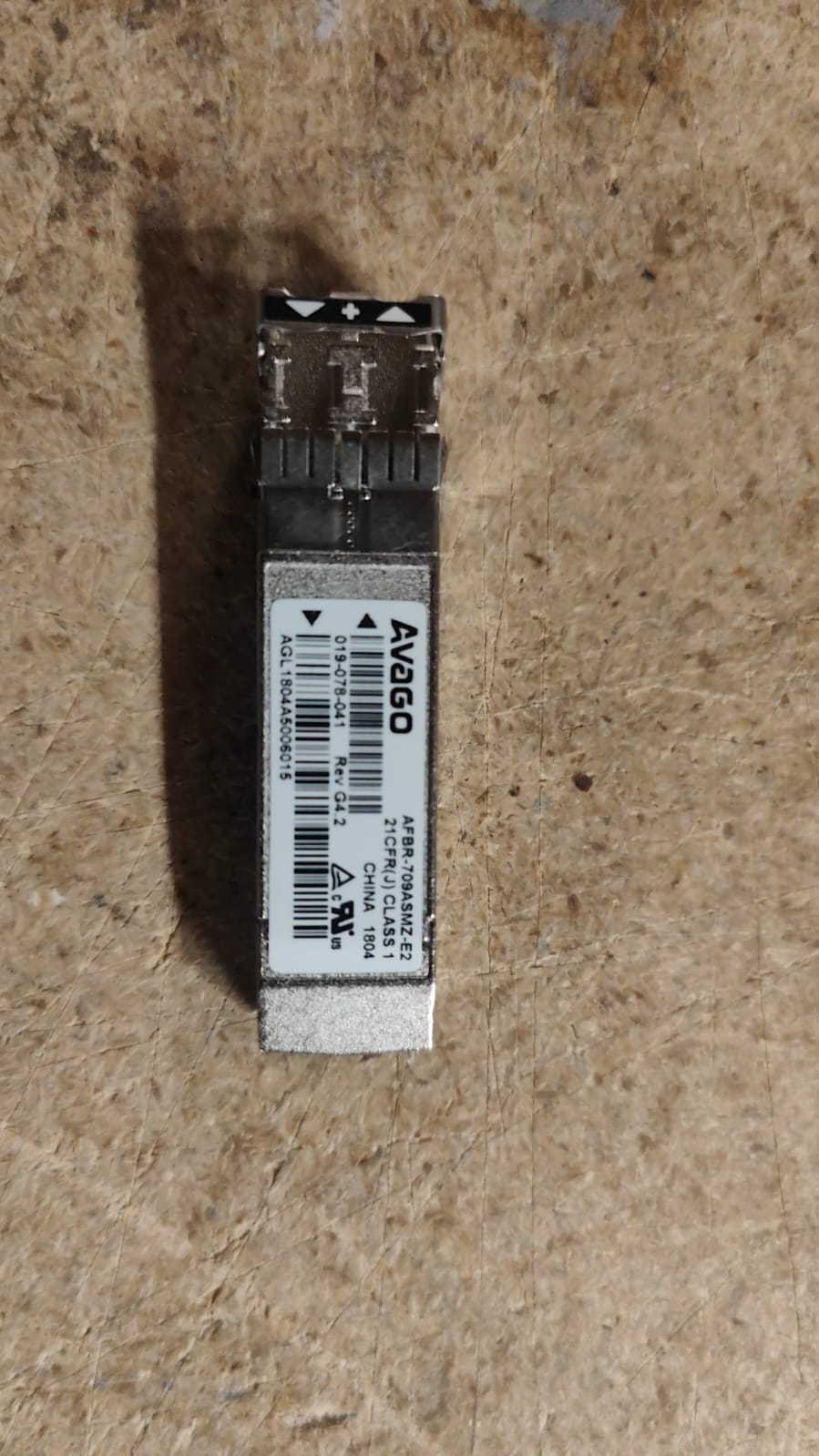 Avago AFBR-709ASMZ-E2 10gbase-sr SFP 850nm Transceiver Module 2nd :: Alt () Other //