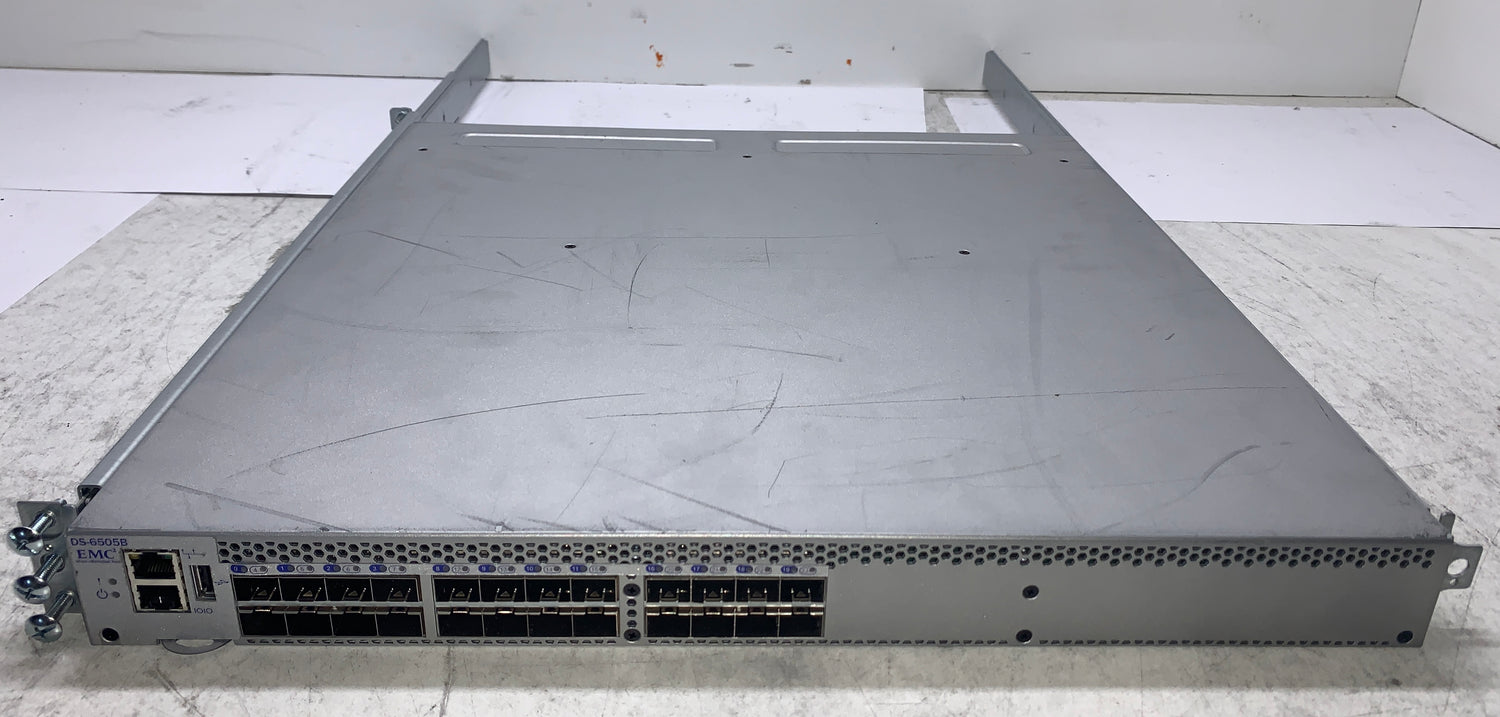 Brocade 6505 16-Port 16GB Switch 12 Active Ports 1x PSU PN: EM-6505-12-16G-0R 2nd:100-652-600: Alt () Other /80-1006154-03/