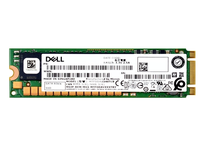 DELL TC2RP 240GB 6Gb/s SATA M.2 SSD Micron 5100 Card 2nd :: Alt () Other /MTFDDAV240TCB/