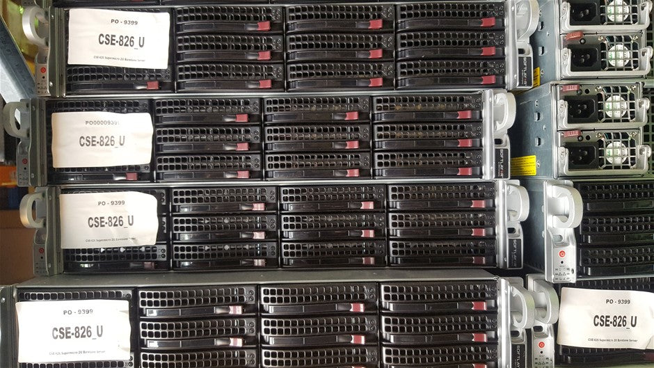 Supermicro 2U-E5-V2CPU CSE-826 M/brd X9Dri-LN4F+ SERVER 2x E5-2640 96 GB RAM 12x 1TB SATA 7.2K Hard disk drives HDD No cables or rail kits included (245167-441) BOM-00003950