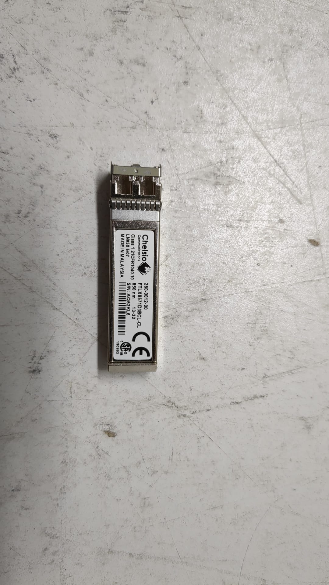 Finisar FTLX8571D3BCL SFP+SR/SW 10Gb/s 850nm Multimode SFP+ Transceiver 2nd :: FTLX8571D3BCL Alt( X6589-R6 ) Other//