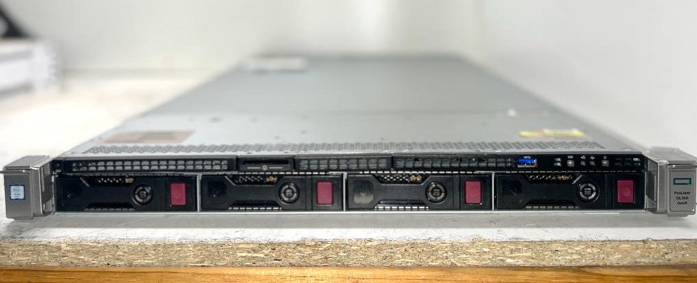 HP DL360 Gen9 LFF SERVER 2x E5-2620v3 CPUs 128GB RAM, with onboard Raid Controller, no HDD