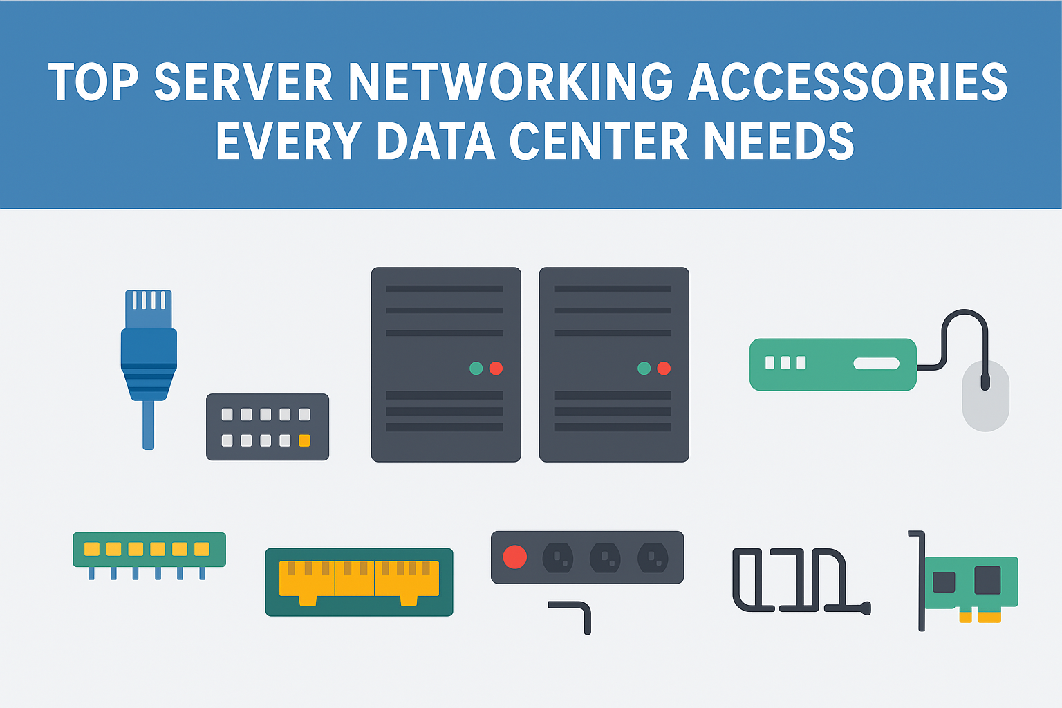 Top Server Networking Accessories Every Data Center Needs
