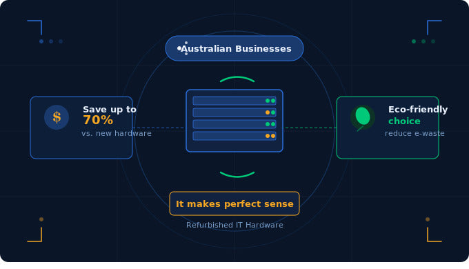 Why Australian Businesses Are Turning to Refurbished IT Hardware — And Why It Makes Perfect Sens e
