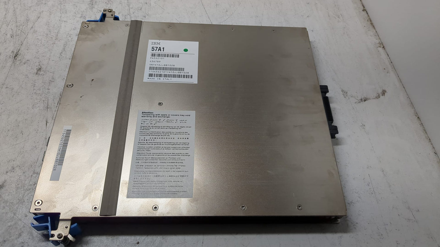 IBM zEnterprise IBM 57A1 P45D2101 OSA-Express3 GbE SX (2 port/CHPID): Alt () Other //