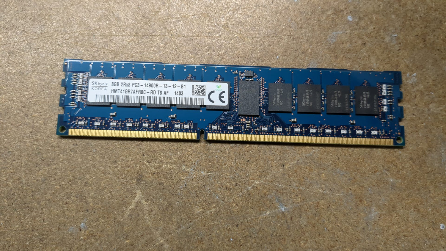 Hynix 8GB 2Rx8 PC3-14900R DDR3 RAM PN: HMT41GR7AFR8C-RD 2nd :HMT41GR7AFR8C-RD: Alt () Other //