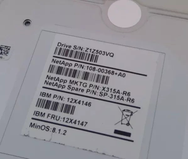 NetApp X315A-R6 4TB 7.2K SAS 3.5" 6Gbps HDD