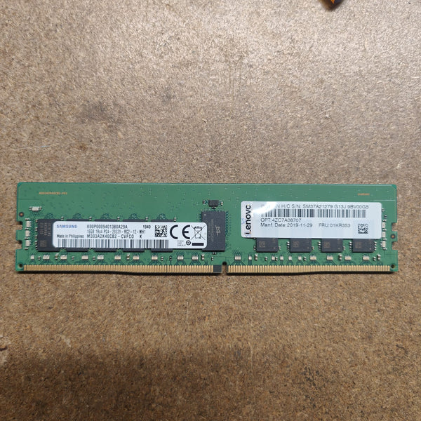 LENOVO 01KR353 16GB PC4-23400V DDR4-2933 1RX4 ECC 2nd :: Alt () Other /M393A2K40CB2-CVFCO/