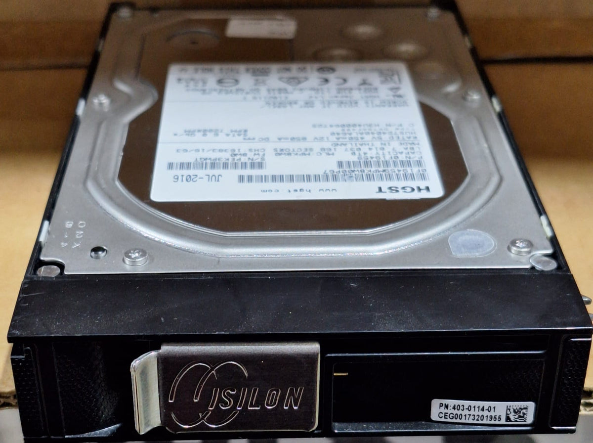 403-0114-01 0F19459 EMC Isilon 4TB SATA 6Gbps LFF Hard Disk Drive 2nd :123123-001: Alt () Other /Hitachi version is HUS724040ALA640  Seagate version is ST4000NM0033, 9ZM170-003 /