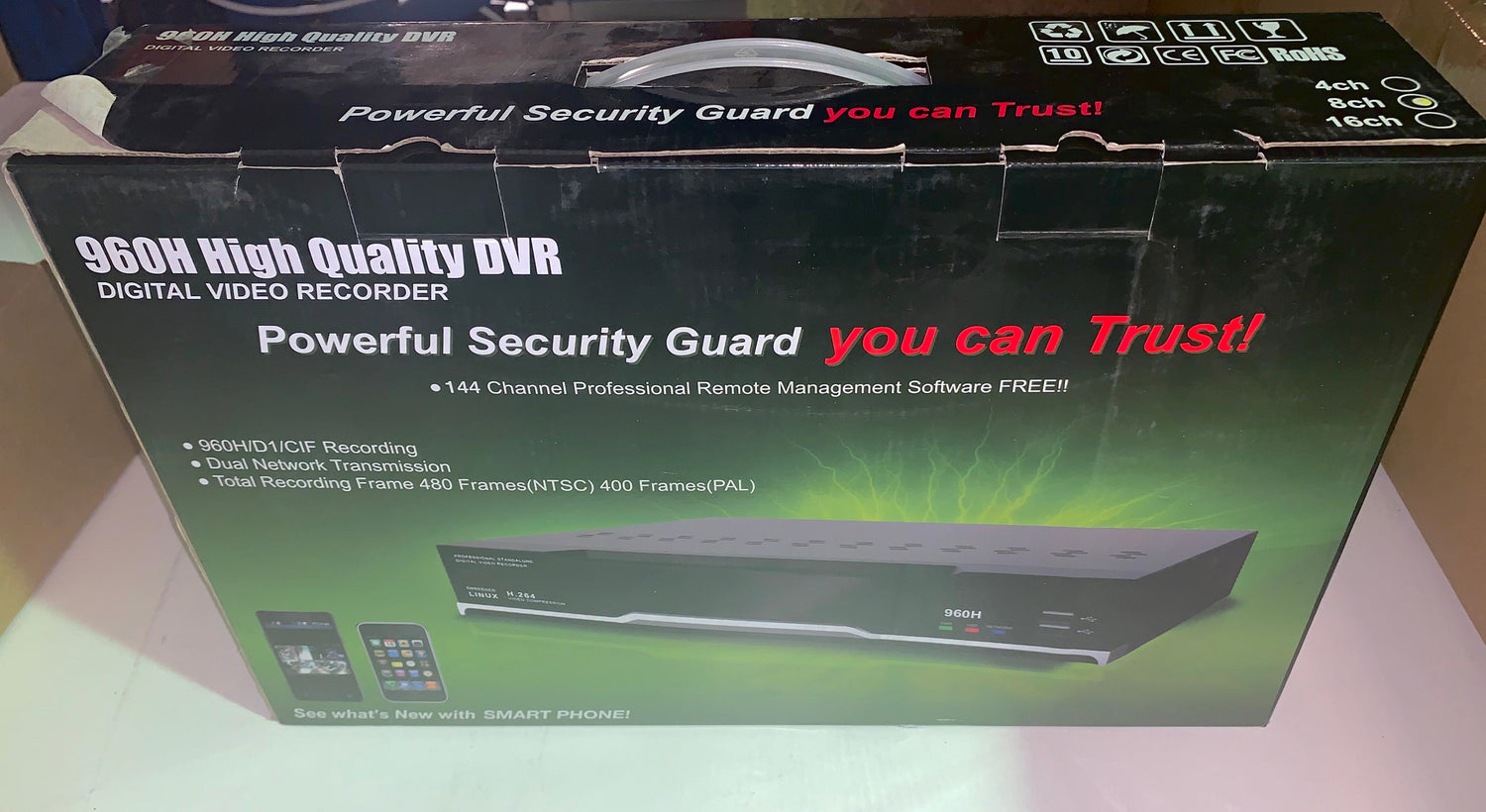 DVR8006 Prestige Smartview 960H High Quality 8CH Digital Video Recorder