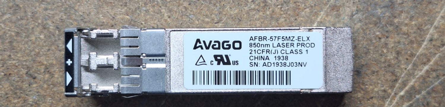AVAGO 16GFC 850NM 3.3V FC LC SFP PN:AFBR-57F5MZ-ELX: 2nd :: Alt () Other //