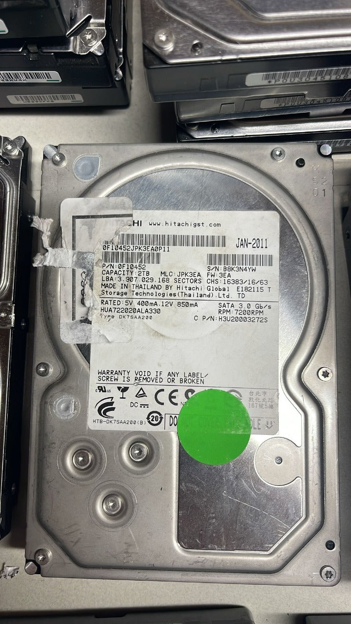 0F10452 Hitachi 0F10452 2TB 7.2K 3.5" SATA 3Gbps HDD Hard Drive 2nd :: Alt () Other /0945845-03 HUA722020ALA330/