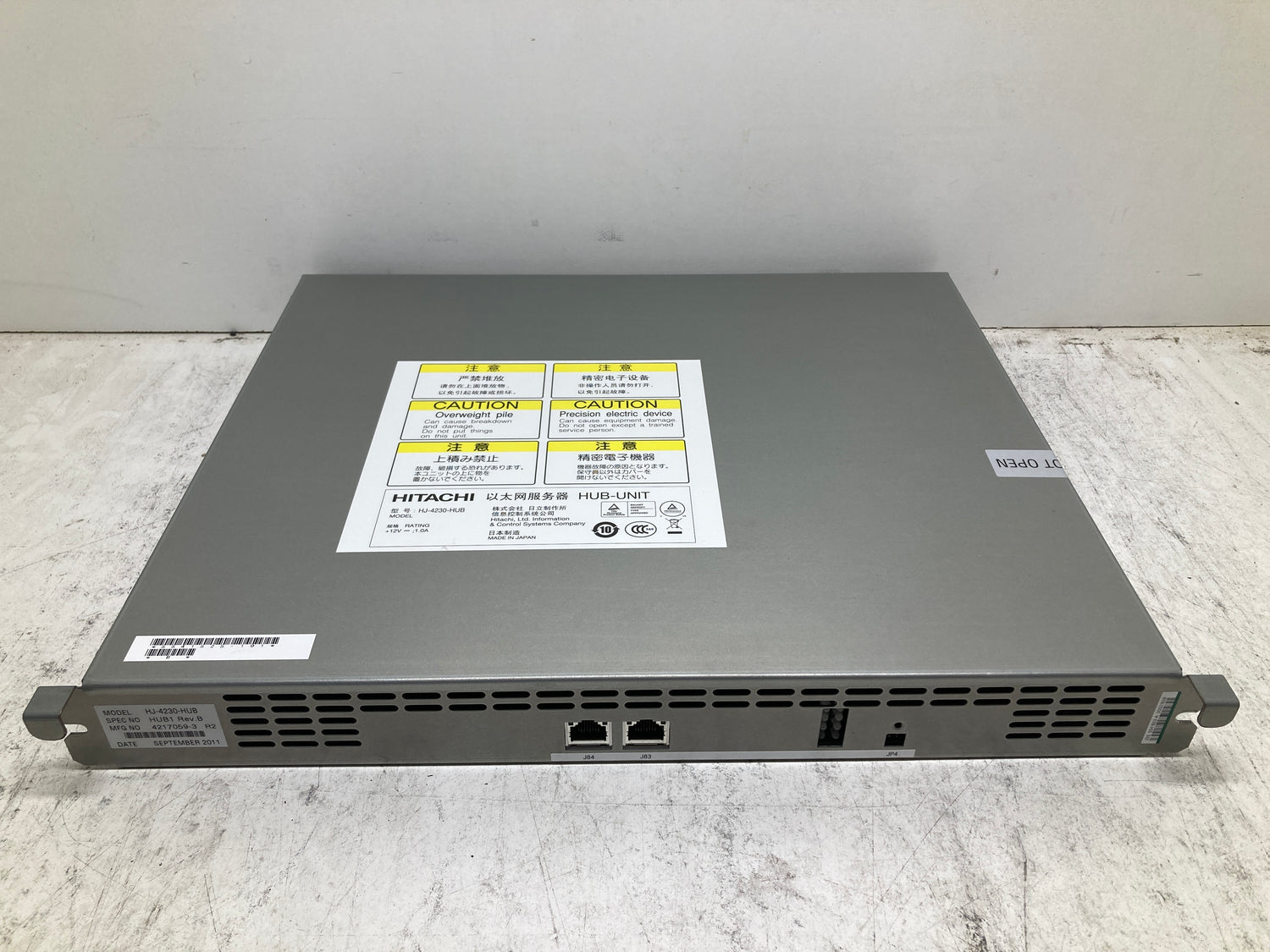 5541803-A Hitachi HDS VSP Switch HUB Unit 2nd :HJ-4230-HUB: Alt () Other //