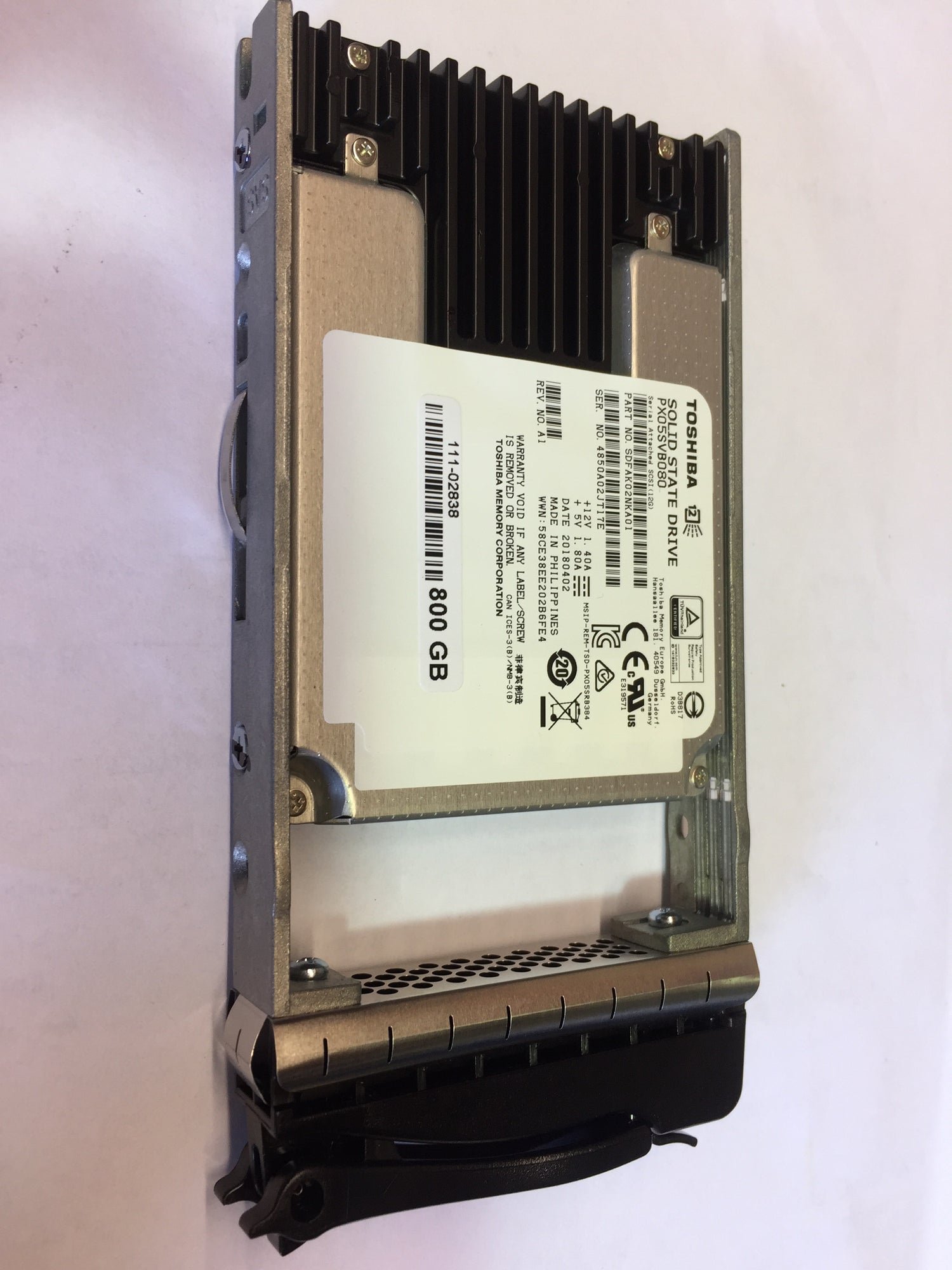 NetApp E-X4041C DE5600 800GB SSD Solid State Drive Non FDE PN 111-02838 2nd :E-X4041C: Alt () Other //