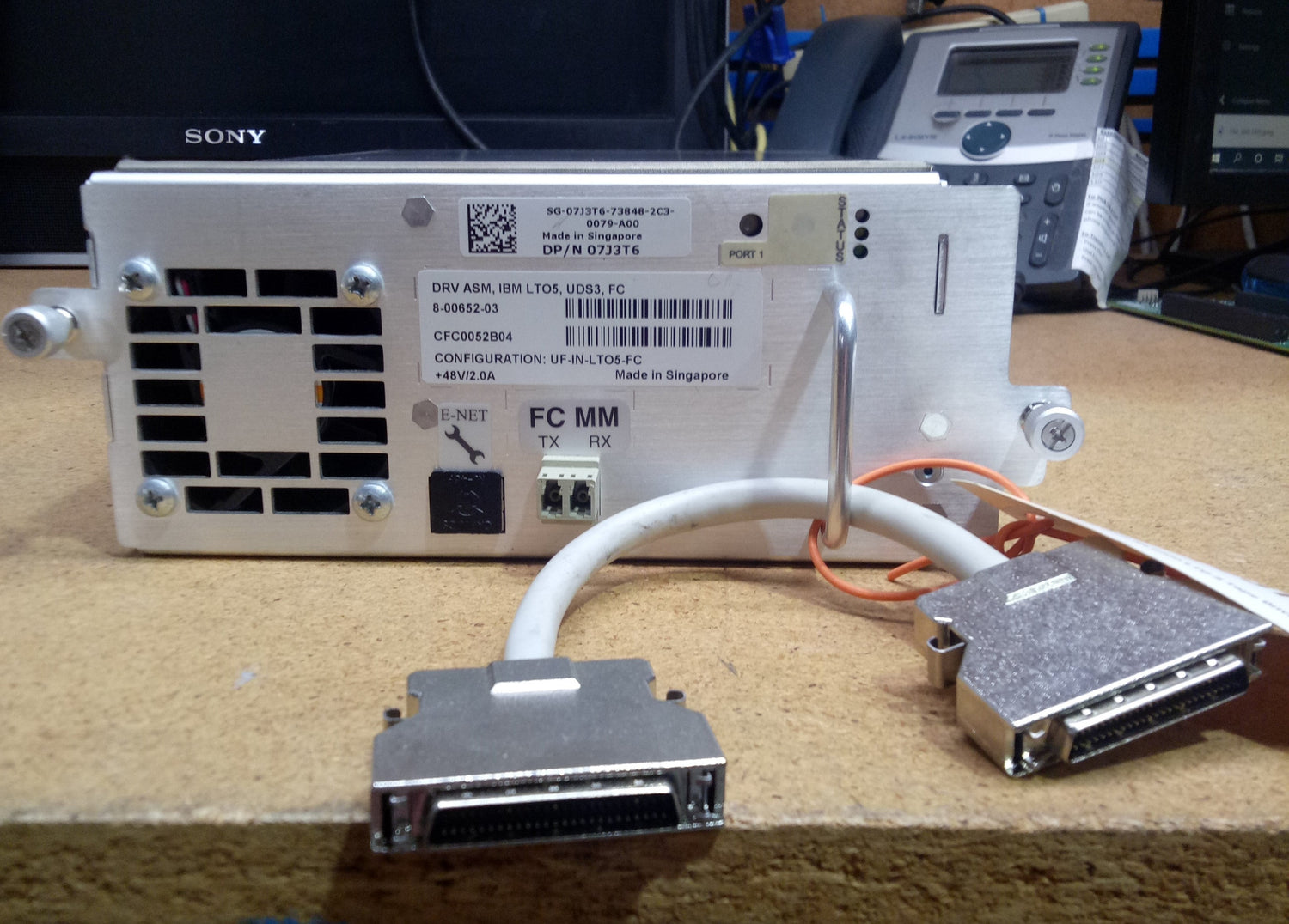 Dell PowerVault ML6000 LTO-5 FC Tape Drive UF-IN-LTO-5-FC