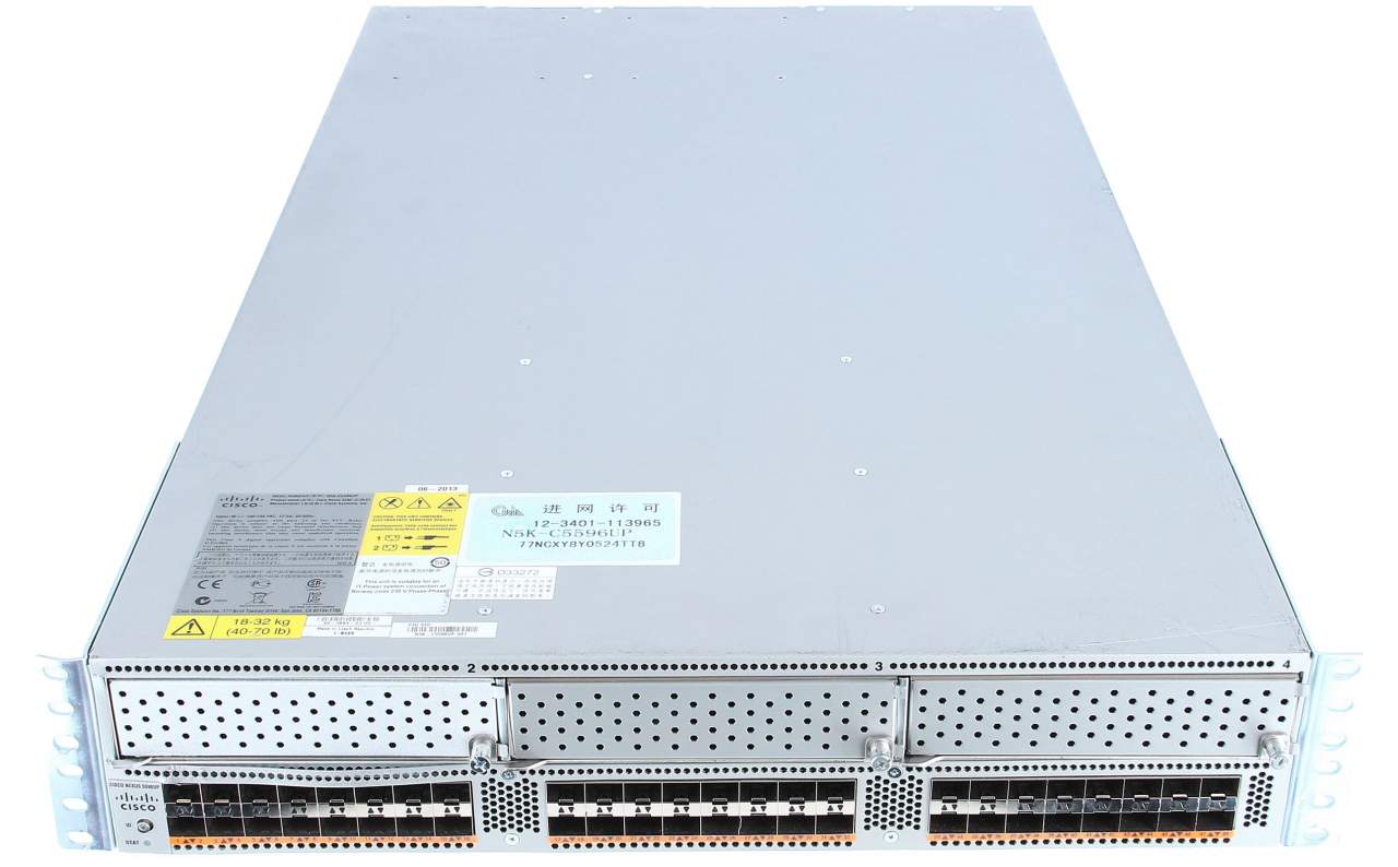 Cisco Nexus 48-port SFP+ Managed Switch w/ 4x Fan Mod & 2x PSUs P/N:N5K-C5596UP 2nd :N5K-C5596UP: Alt () Other //