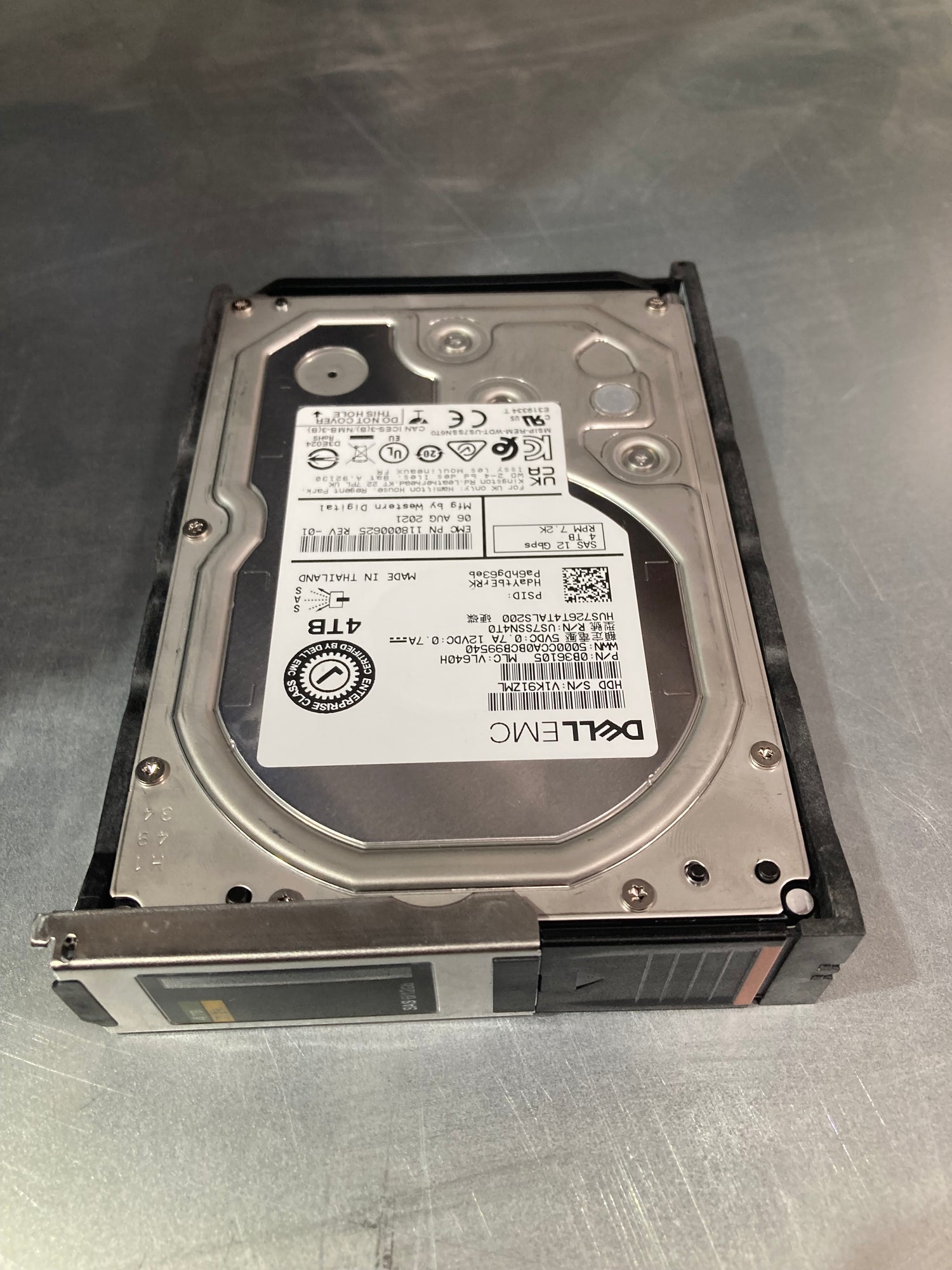 005053107 EMC 4TB 7.2K SAS 12GB/s 3.5" HDD For Data Domain DS60 2nd :: Alt () Other / 0B36105/