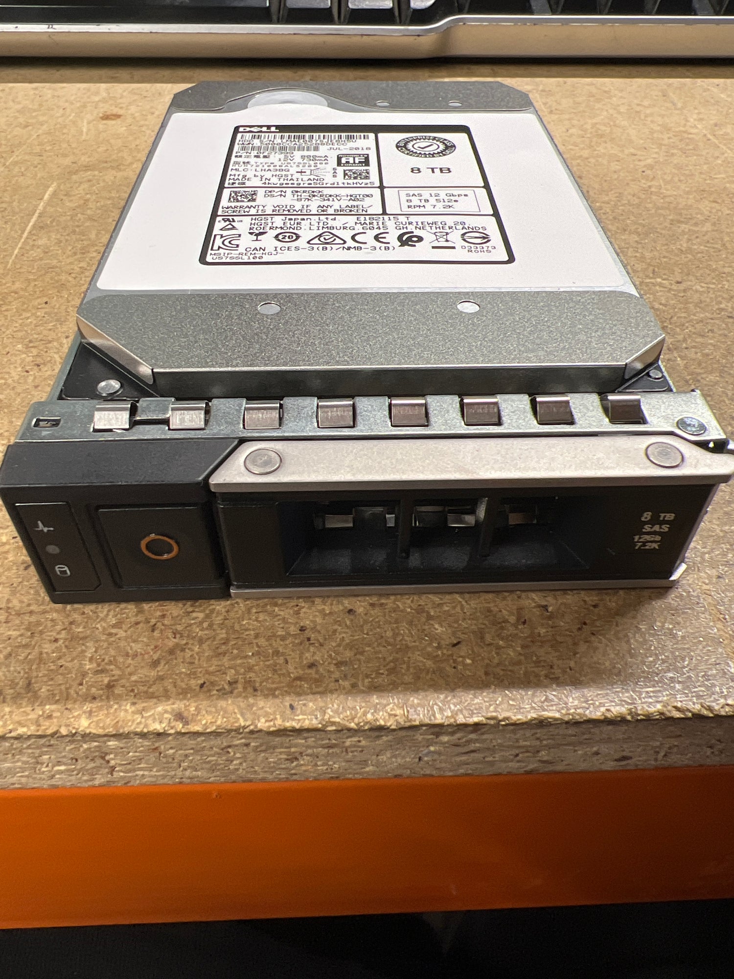 KRDKK Dell 8TB SAS 7.2K 12G 3.5Inch Hard Disk Drive 2nd:KRDKK: Alt () Other /HUH721008AL5200/