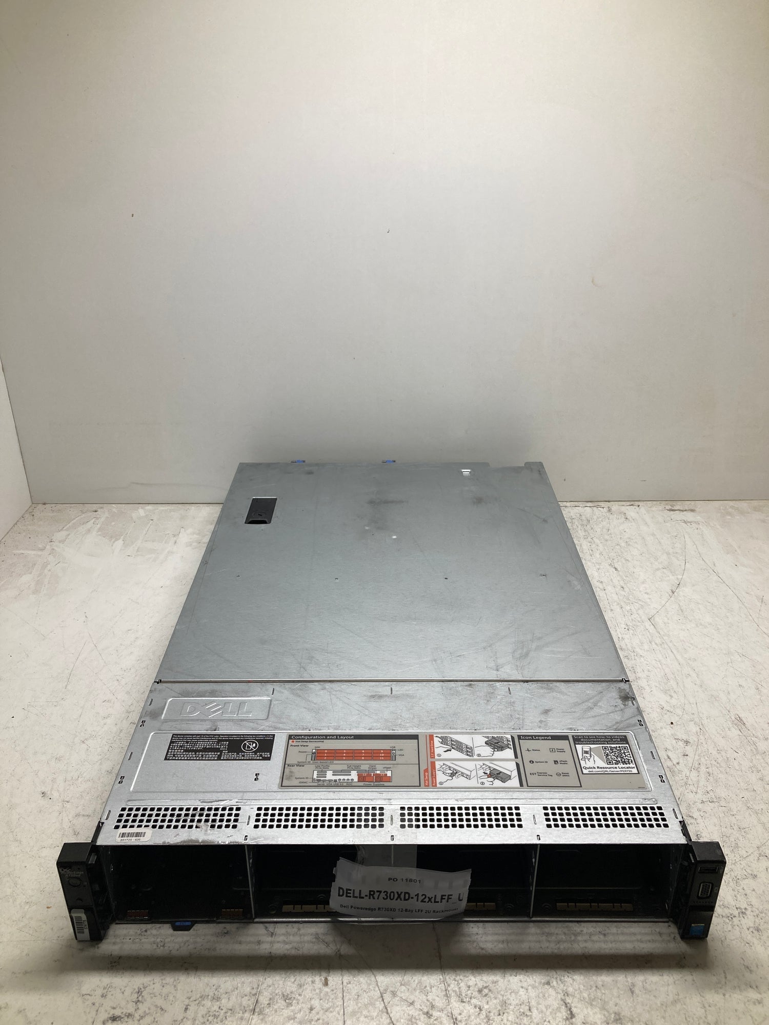 DELL-R730XD-12xLFF Dell Poweredge R730XD 12-Bay LFF 2U Rackmount Server 2nd :: Alt () Other /1x unit without backplane/