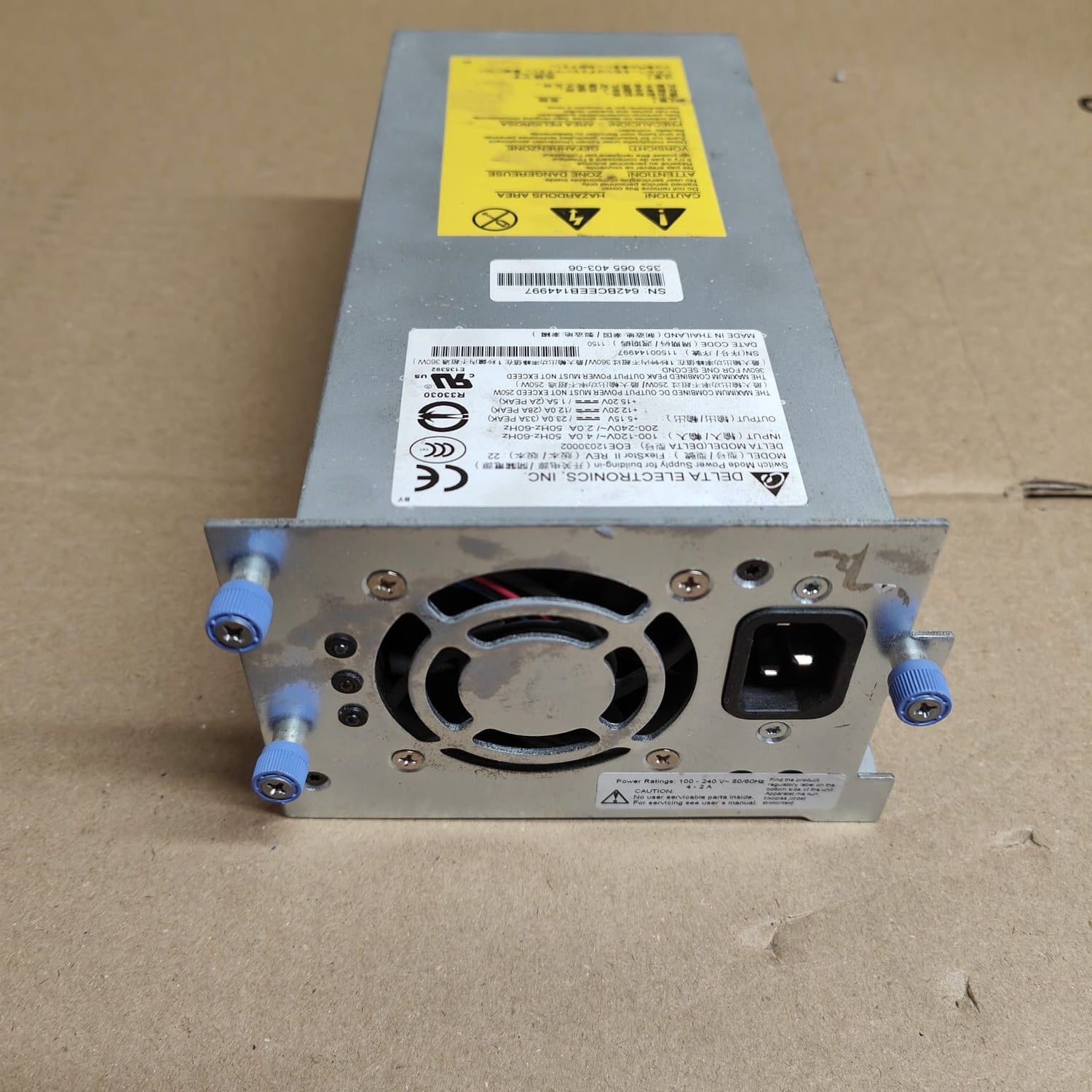 Dell PowerVault TL2000/4000 250W Power Supply PSU PN:UP515 2nd :AH220A: Alt ( 440328-001 ) Other /FW760/