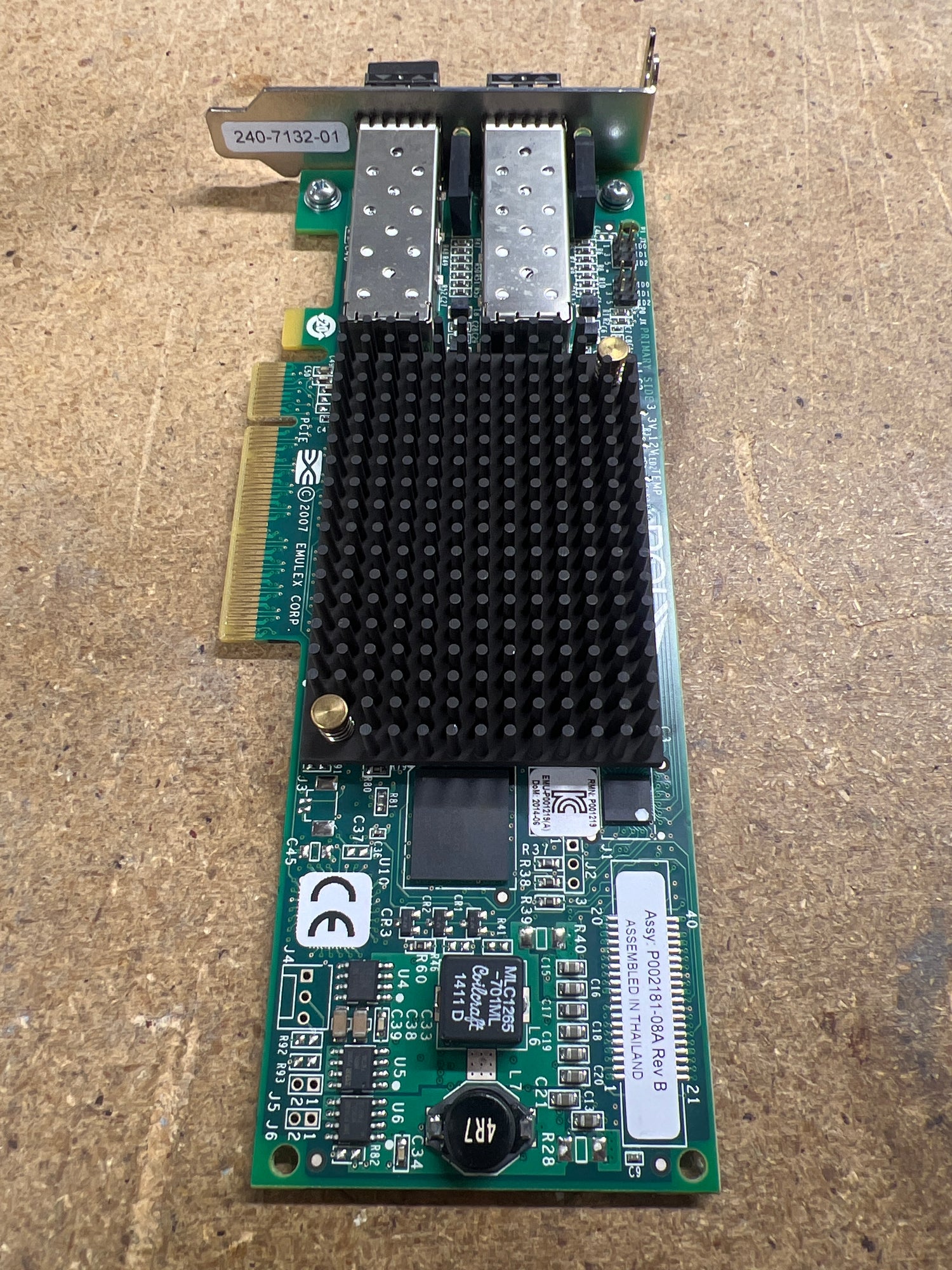 Sun Oracle 8Gigabit/Sec PCI Express Dual FC Host Adapter PN: 7053434 2nd:: Alt() Other //