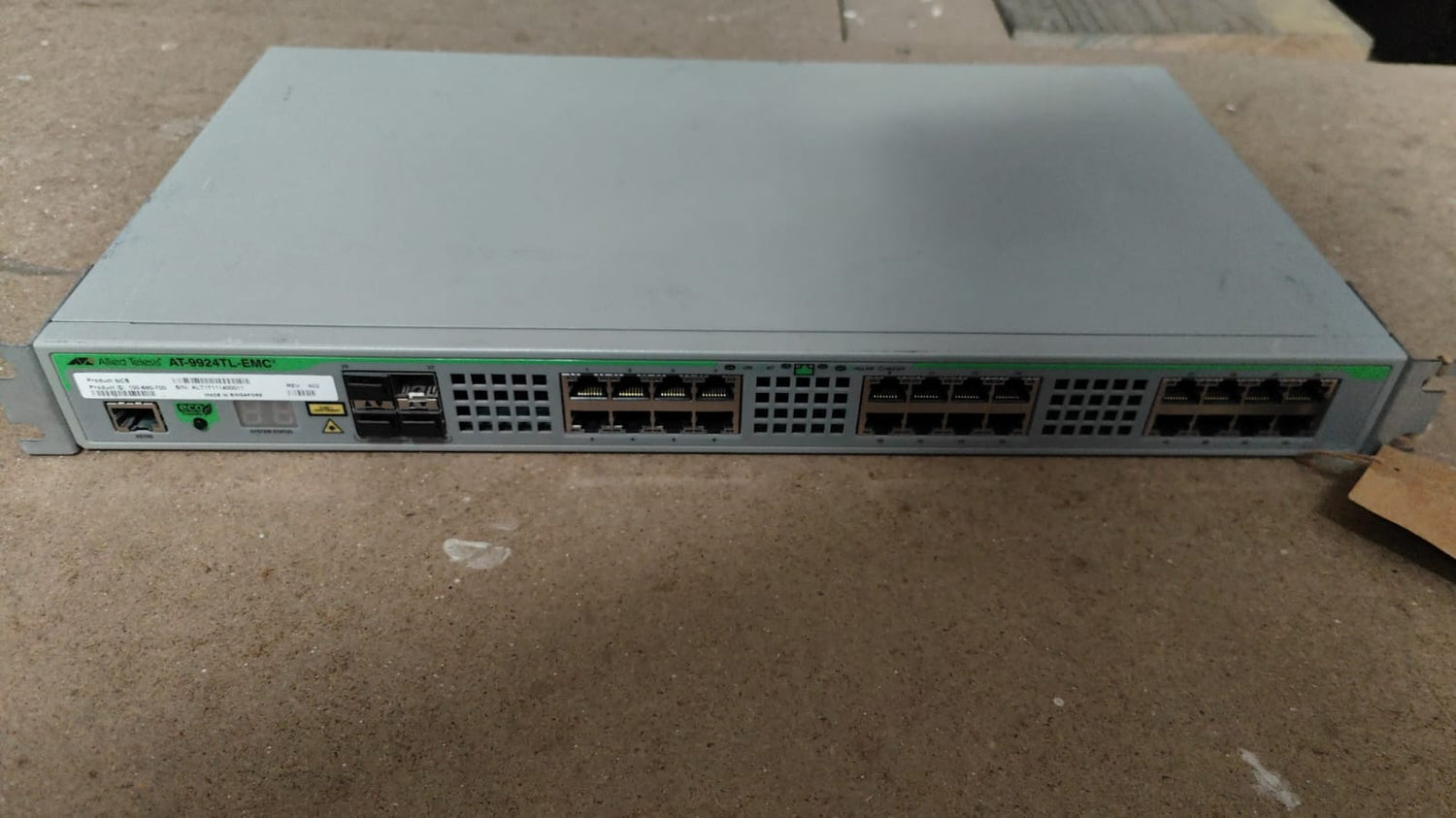 AT-9924TL-EMC2 ALLIED TELESIS 24-Ports Layer3 Managed Switch 2nd :100-580-700: Alt () Other //