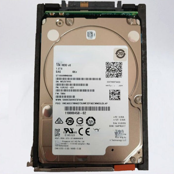 EMC 005051636 1.8TB 10K SAS D3-2S10-1800 12G Hard Drive 2nd :: Alt ( DX-2S10-1800 005-051633 005051633 005053142 005053143 ) Other /ST1800MM008/