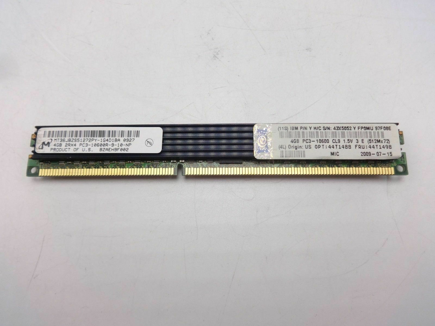 IBM 4GB PC3-10600R 2RX4 RAM 44T1498 2nd :44T1498: Alt () Other //