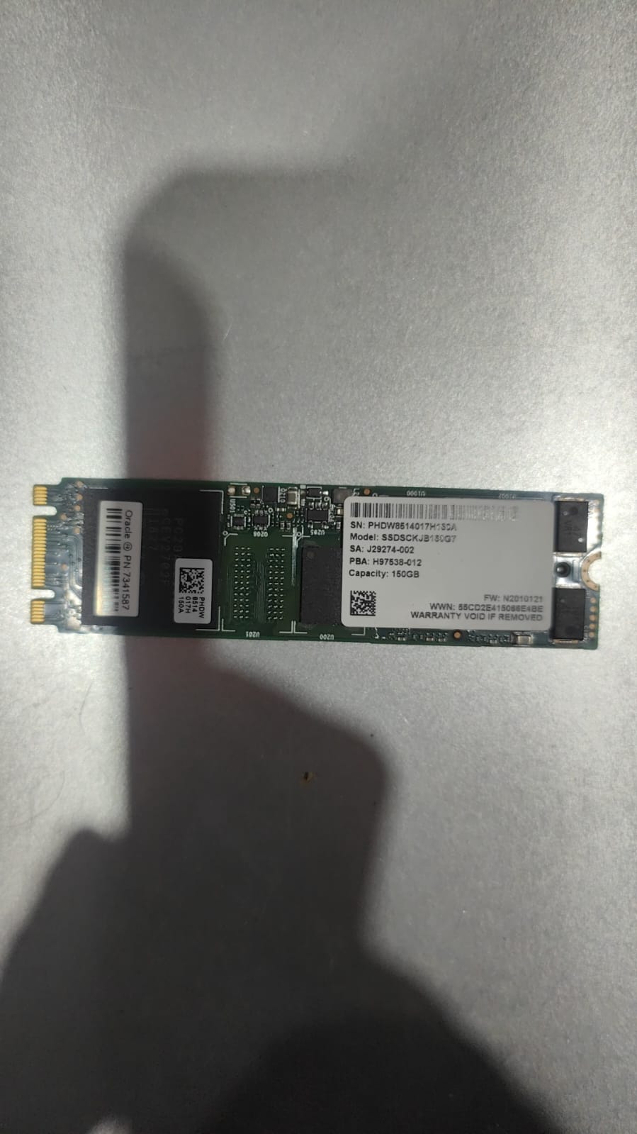 Sun Oracle 7341587 150gb SATA  Solid State Drive  M.2 2nd :: Alt () Other /SSDSCKJB150G7 J29274-002 H97538-012/