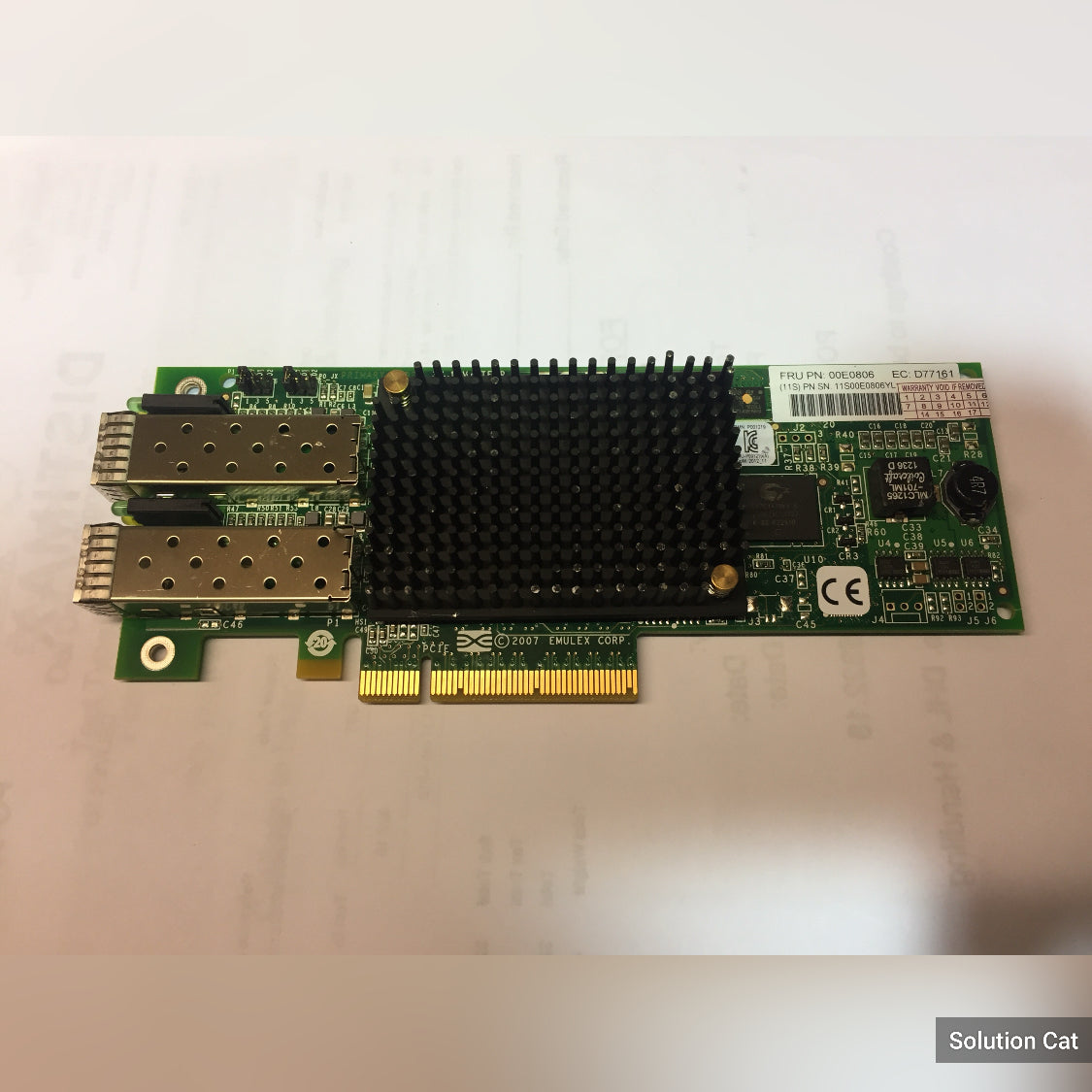 00E0806 IBM 8Gbps Dual-Port PCIe Host Bus Adapter LPE12002 2nd :: Alt () Other //
