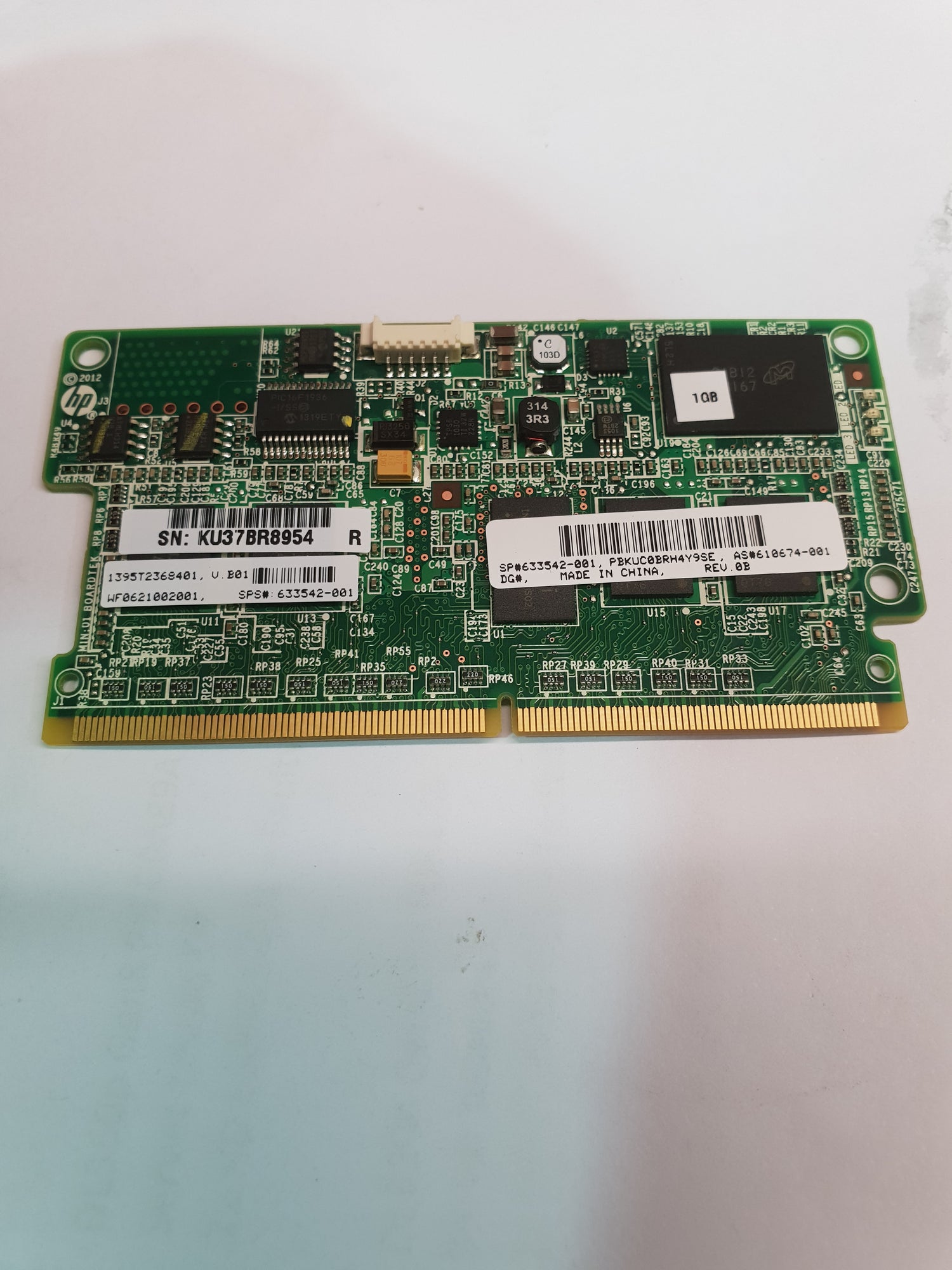 HP 1Gb Smart Array Flash Battery Backed Cache no extra battery or cable PN:633542-001 2nd :633542-001: Alt (610674-001) Other //