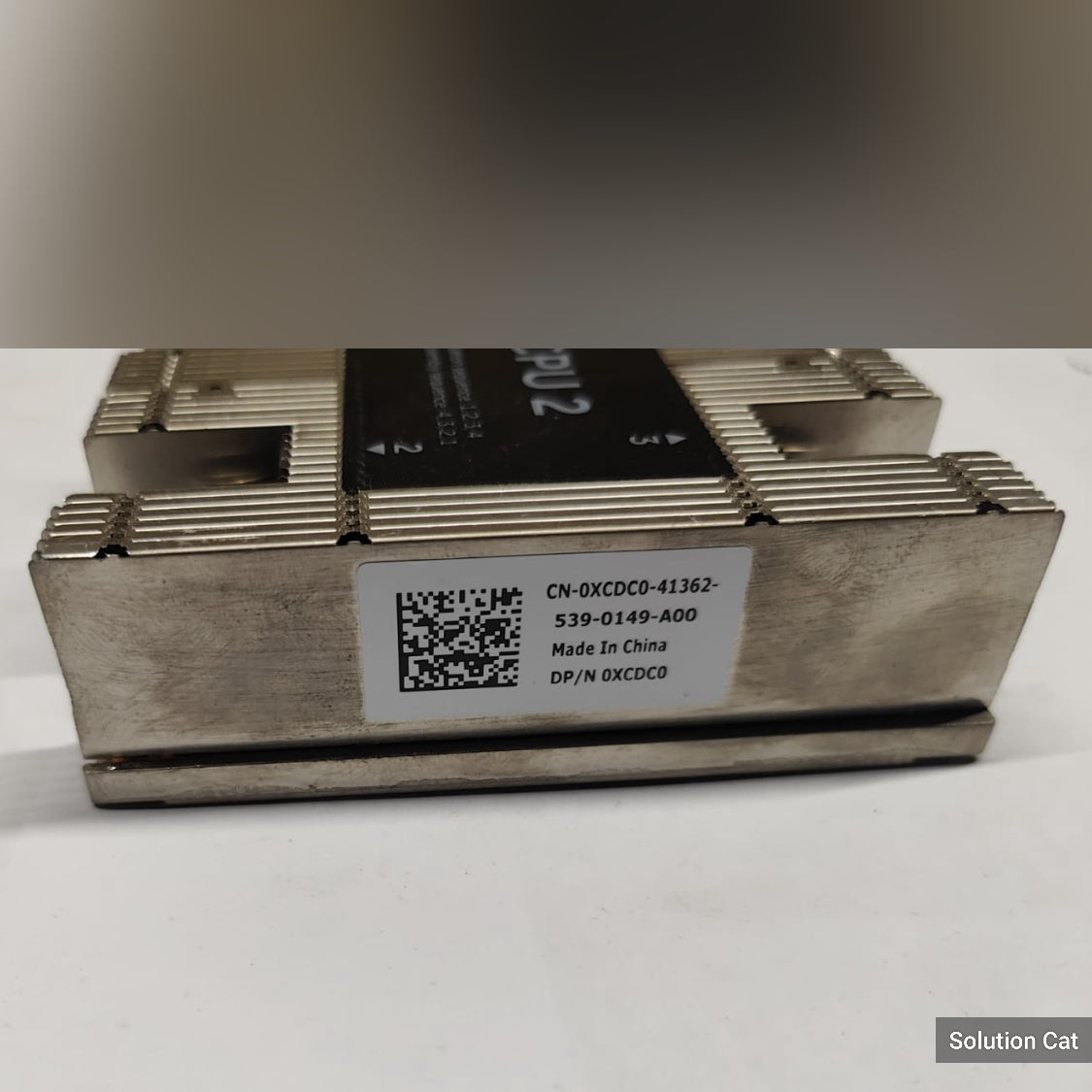 Dell 0XCDC0 Poweredge M630 Blade Server CPU2 Processor Cooling Heatsink  2nd :: Alt () Other //