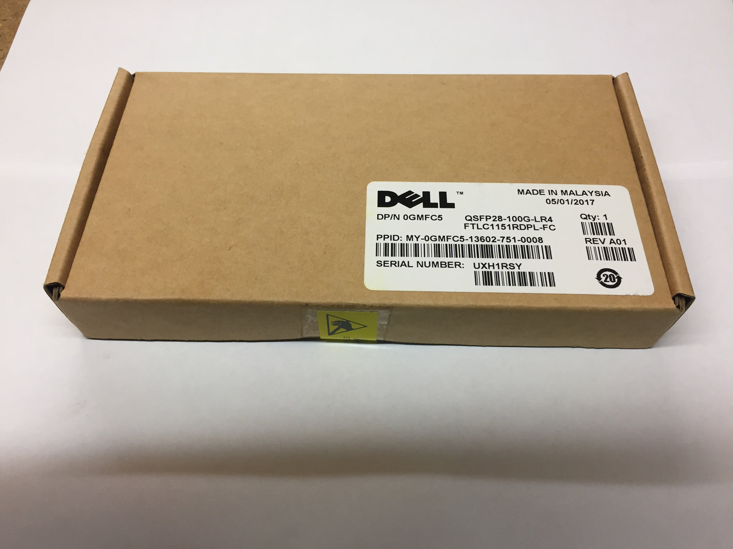 GMFC5 Dell QSFP28-100G-LR4 100GBASE-LR4 1310nm 10km Transceiver 2nd :GMFC5: Alt ( QSFP28-100G-LR4 ) Other / /.