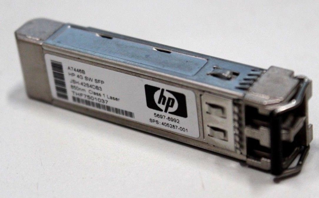 HP 4GB SFP FC Transceiver 405287-001 PN:A7446B 2nd :A7446B: Alt () Other //